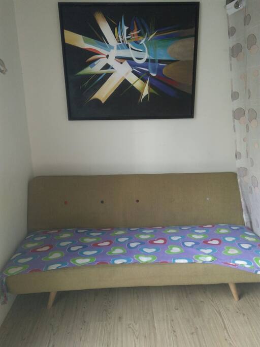 Sofa bed at living area
