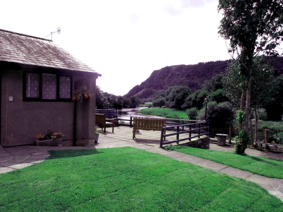 The view across the valley
