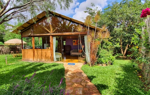 Airbnb em destaque: Bio-chalet on the Route of the Macaws em Alto Paraíso De Goiás