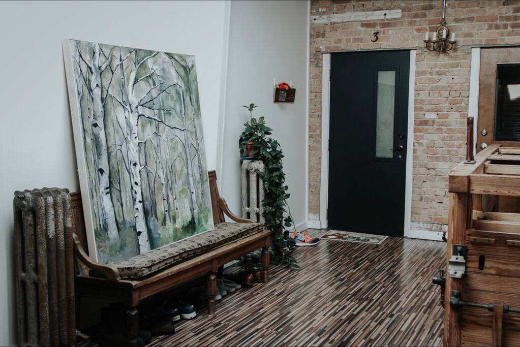 Common areas of the Lofts.