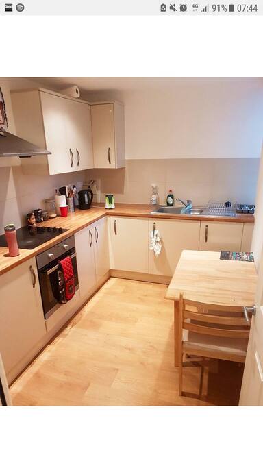 Kitchen including itensils, crockery, cooking oils, seasoning etc.