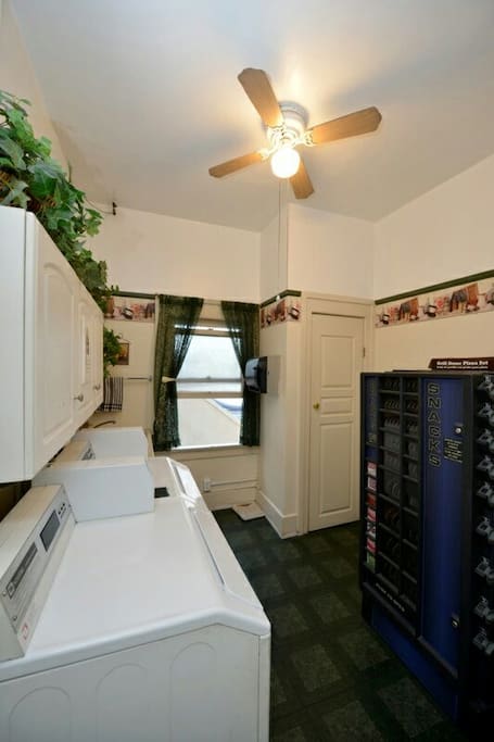 Washer and dryer available on floor
