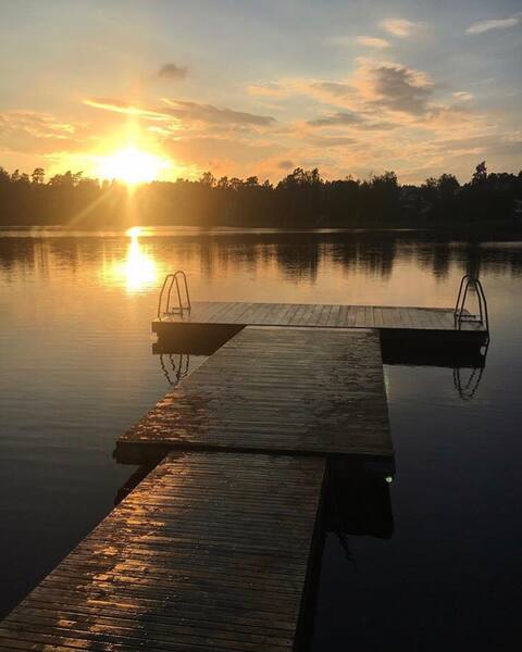 House near Gothenburg city, with lake view and Jacuzzi