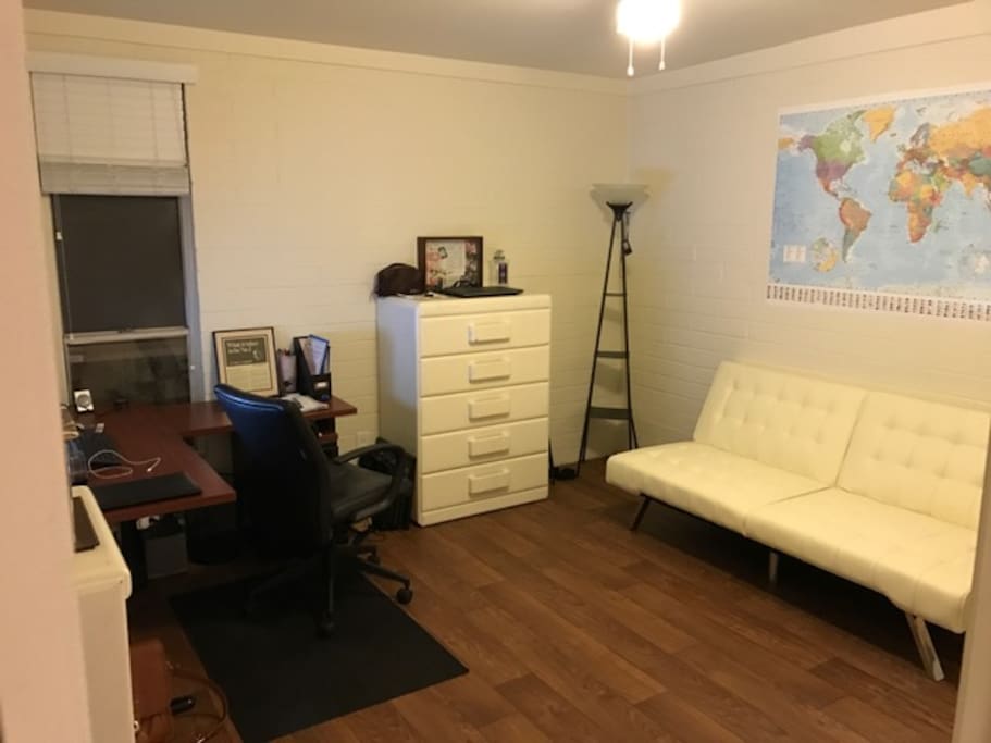 Office / 2nd bedroom. Perfect if you are remotely working during your visit.
