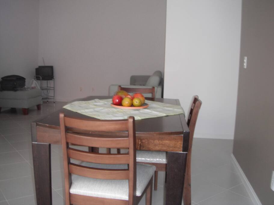 ambiente de estar e jantar unificado