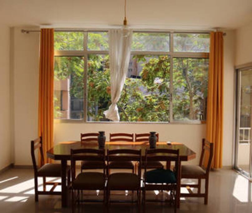Living and dining room (shared)