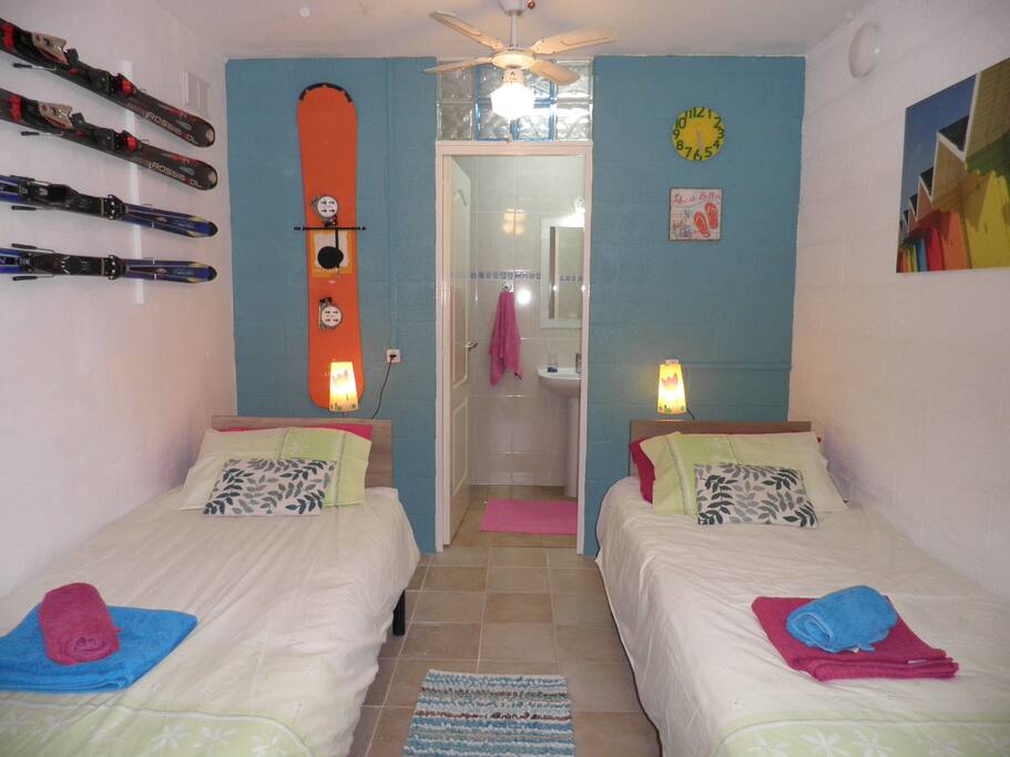 Your comfortable twin bedded room.