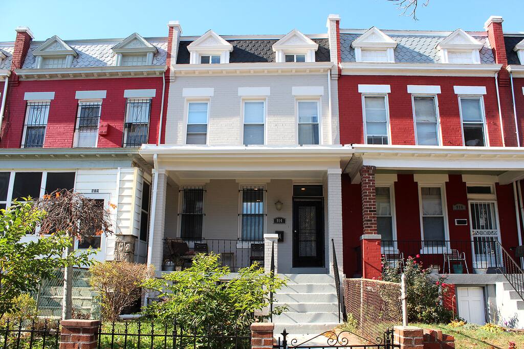 Our 1916 rowhouse with English-basement apartment