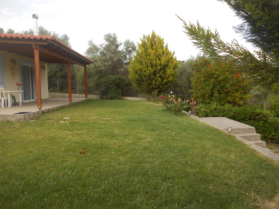 Stairway to the property