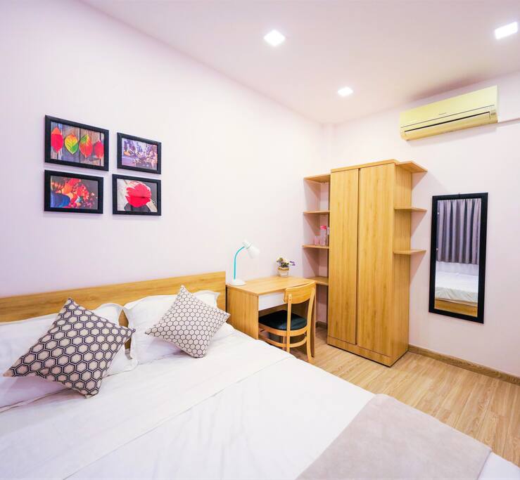 full featured bedroom