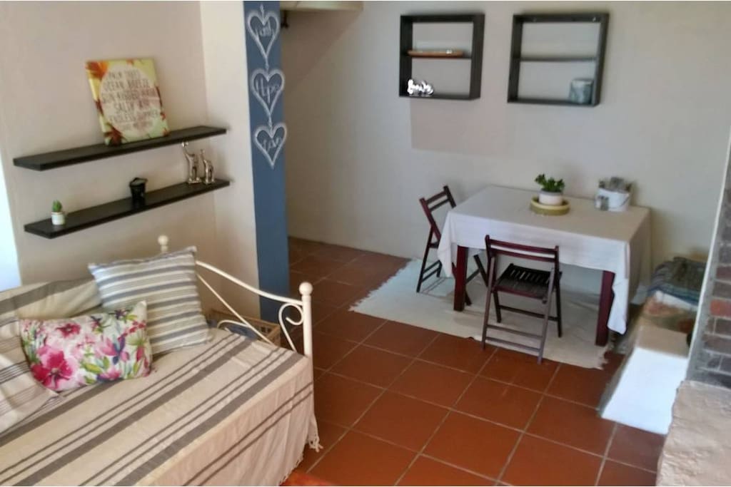 Lounge to dining area, light and spacious