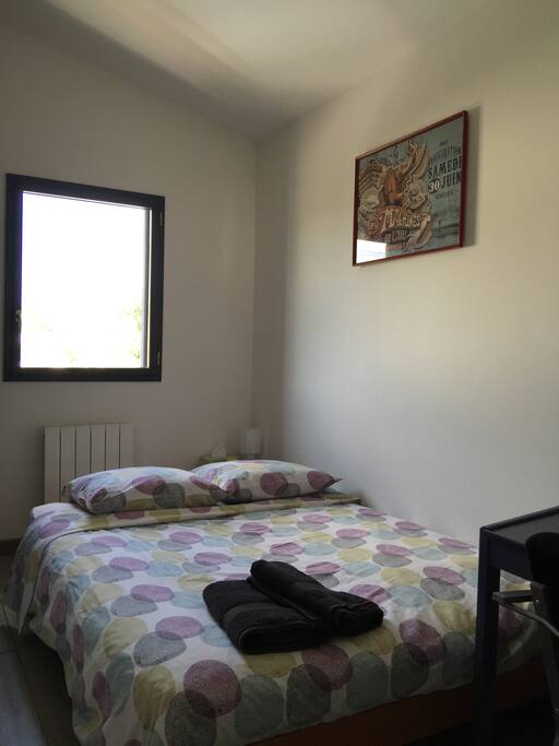 Vous bénéficierez d'un véritable lit 2 places