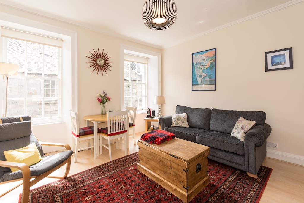 Living Room with Sofa Bed.