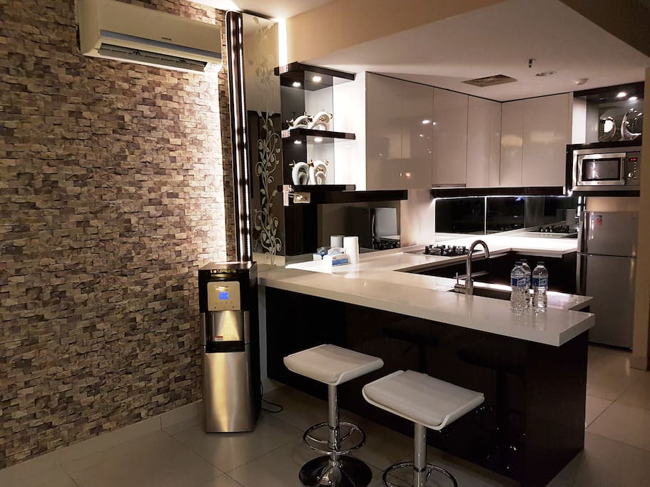 Kitchen
Cooking appliances and cutlery are available