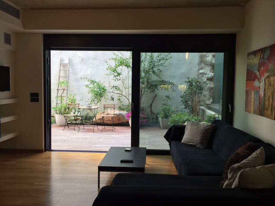 view from the living room