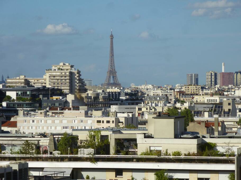 Vue depuis le balcon des chambres