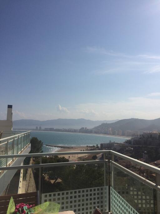 Terraza tipo balcón del alojamiento