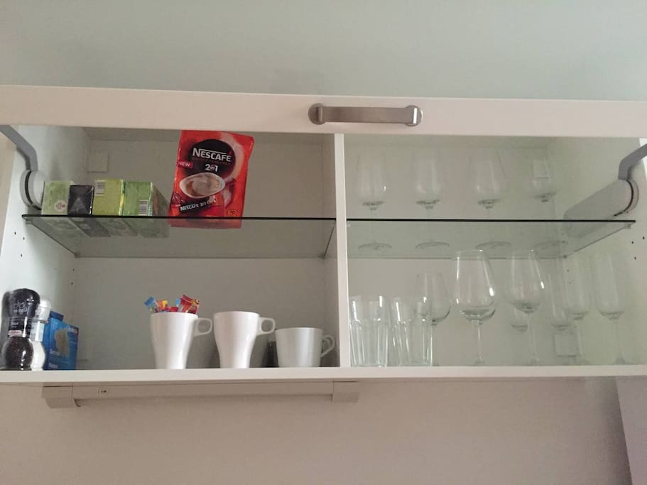 Coffee and tea as well as spices in case you are in a cooking mood