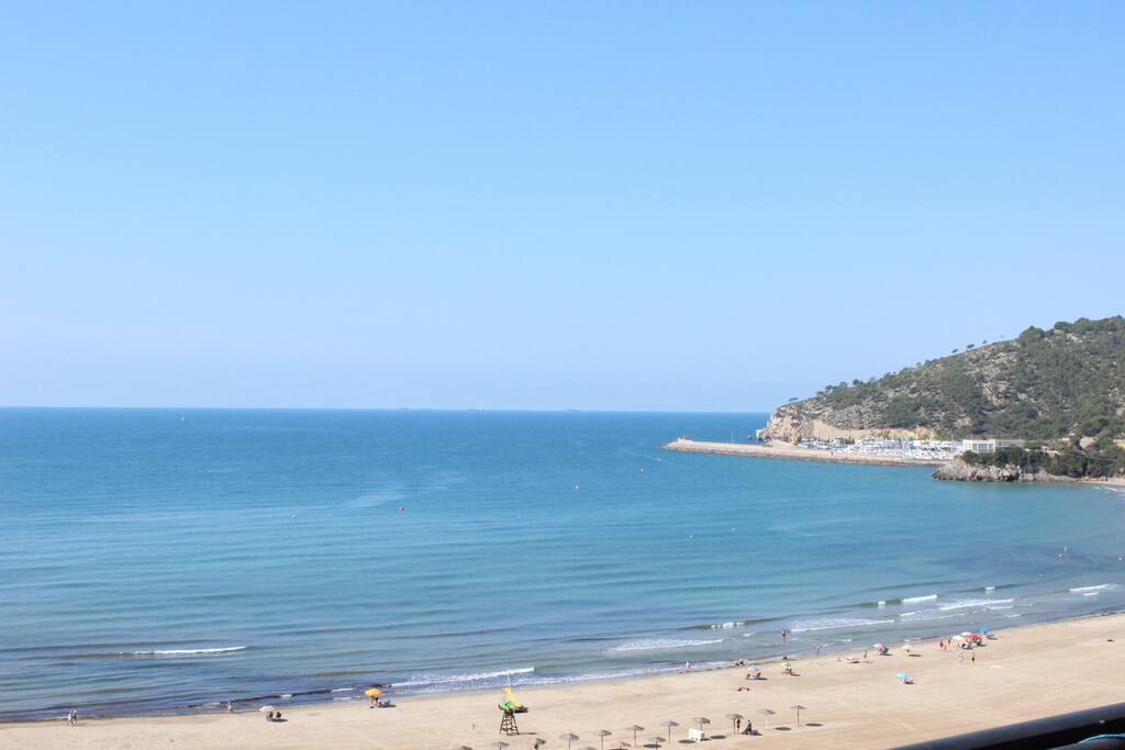 Vistas de la playa de la Concha