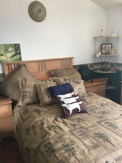 Recamara con cama matrimonial