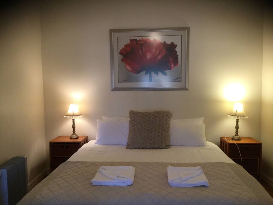Bedroom one
King size bed