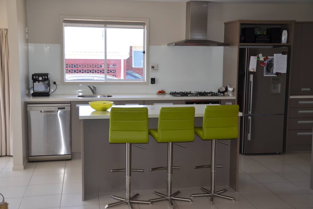 Sunny and light kitchen