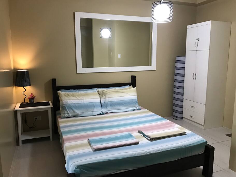 Queen size bed and queen size extra mattress