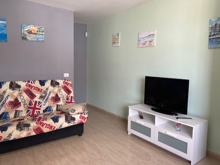 Relajante Apartamento En Urbanización Con Piscina - Tenerife