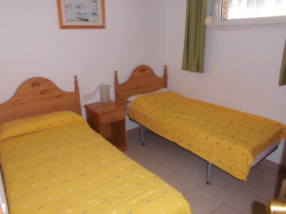 Habitación con dos camas
