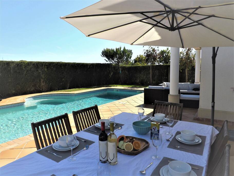 Outside dining