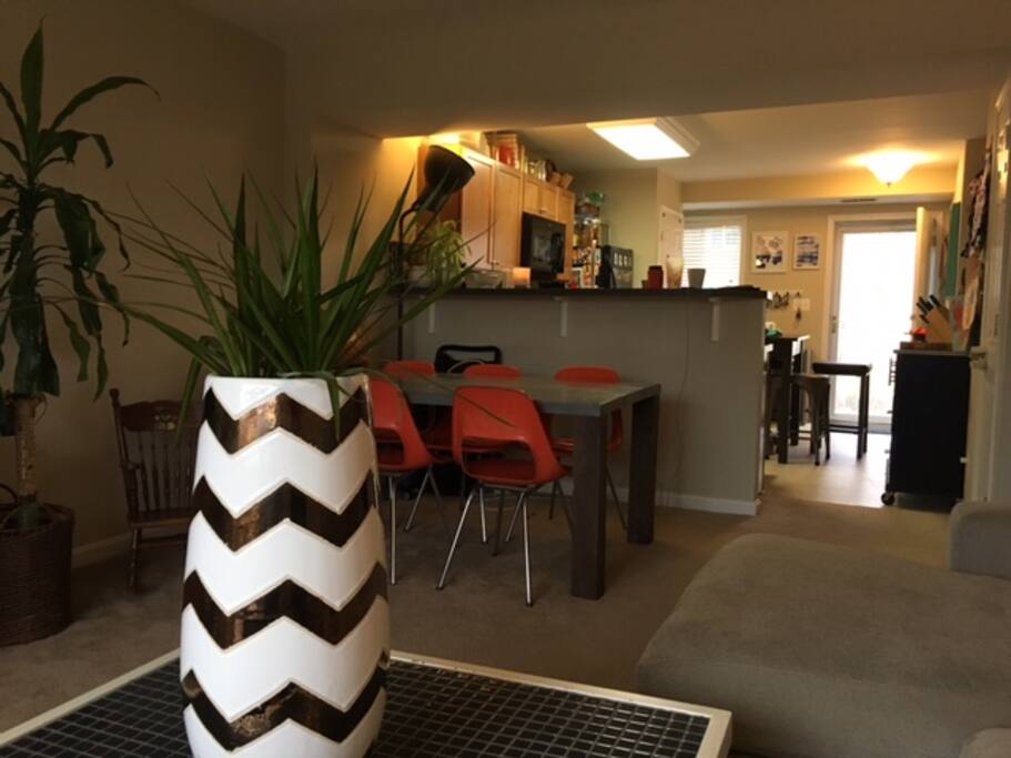 Kitchen, from the living room