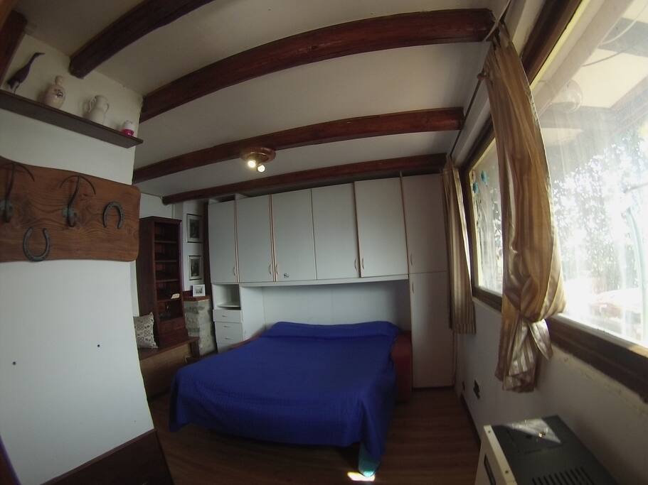 Divano letto aperto
