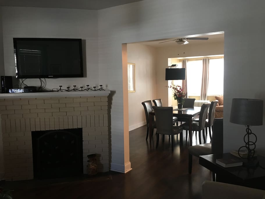 Additional view of Living Room and Dining Room