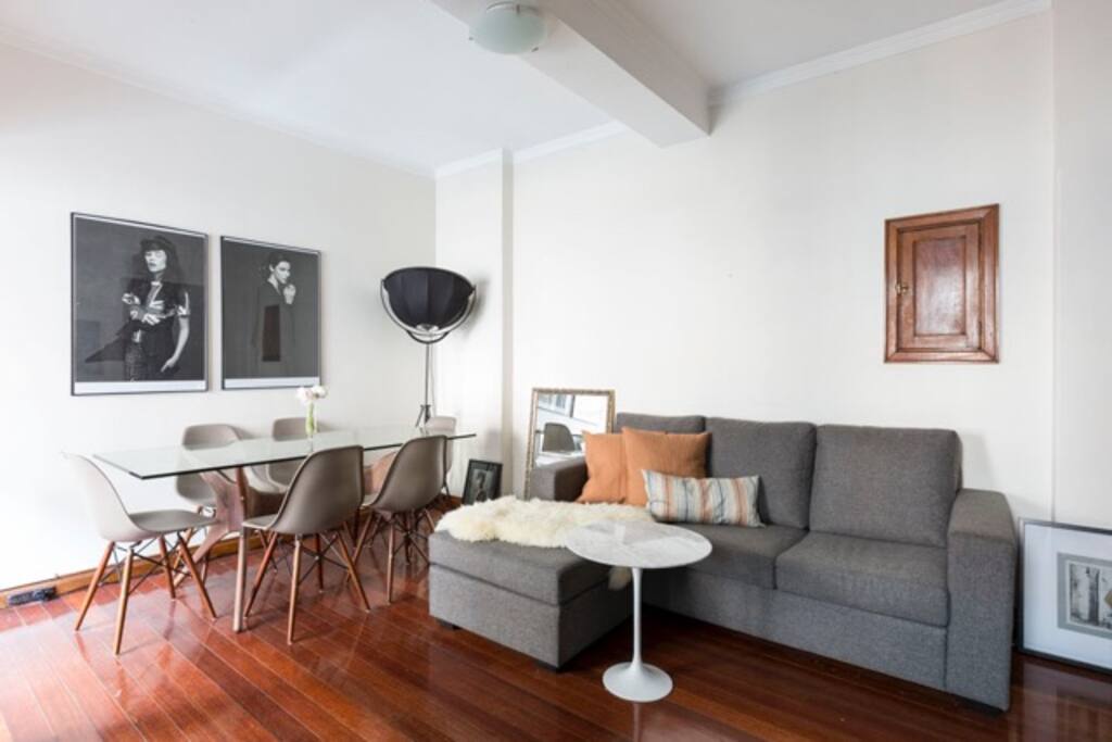 Open plan living dining