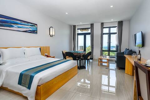 Panoramic Beachside Views of Sihanoukville Centre/24 Hour Chinese Service/Free Breakfast 270 Degrees Sea View Luxury Machine Room