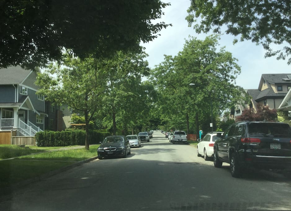 Our street.
