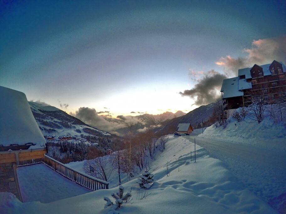 La vue extérieure du Chalet