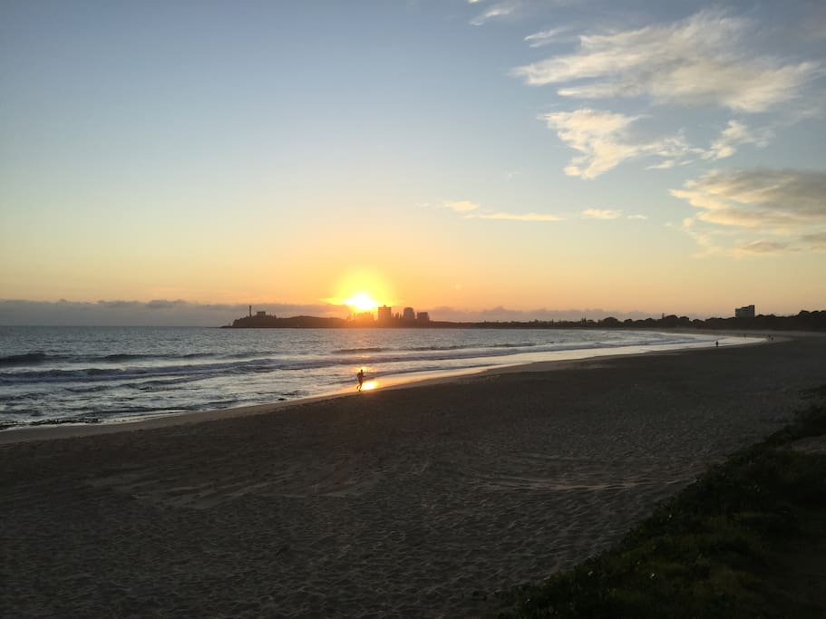Local Mooloolaba Beach at Sunrise