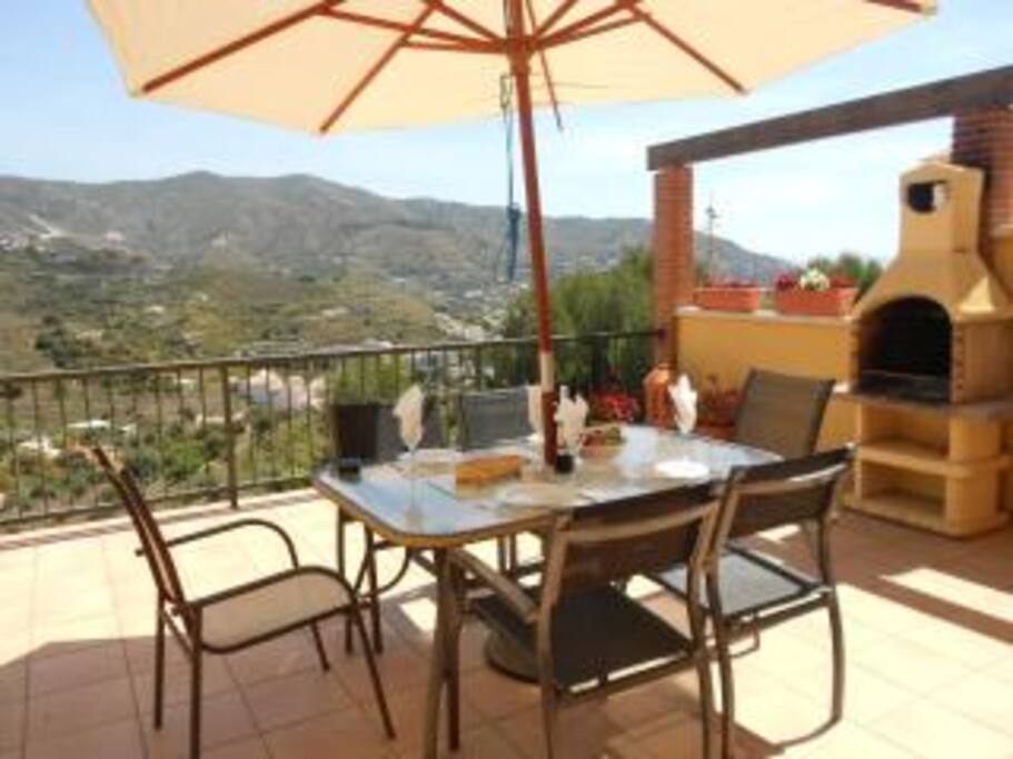 Spectacular views from the terrace