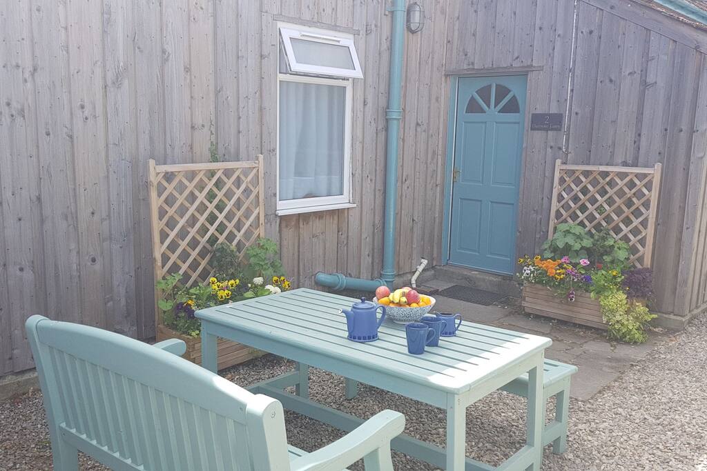 Outside seating area