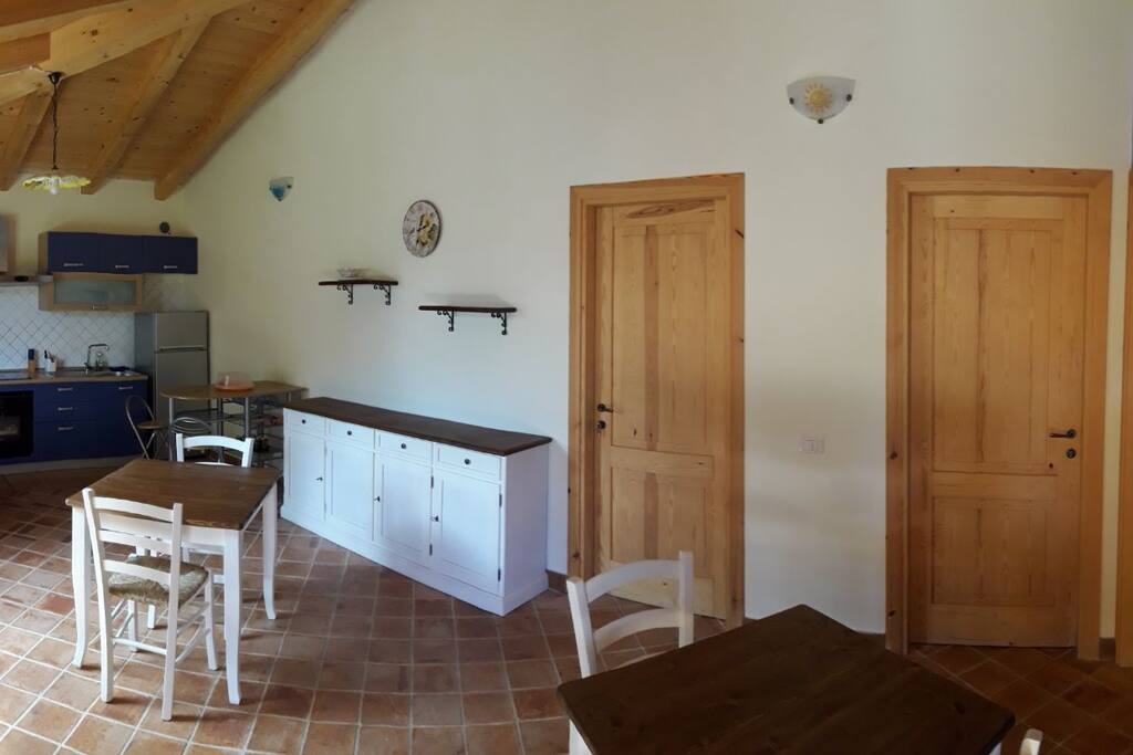 La sala da pranzo