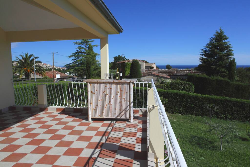 Depuis la terrasse