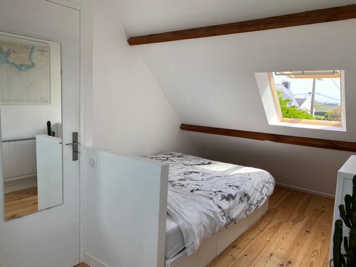 卧室2个地方，双人velux北部和南部