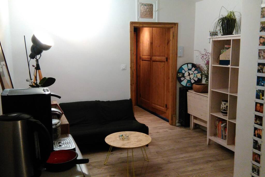 Espace détente ouvert sur cuisine..