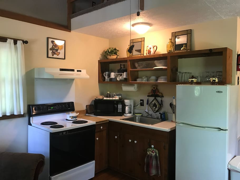 A well equipped kitchen