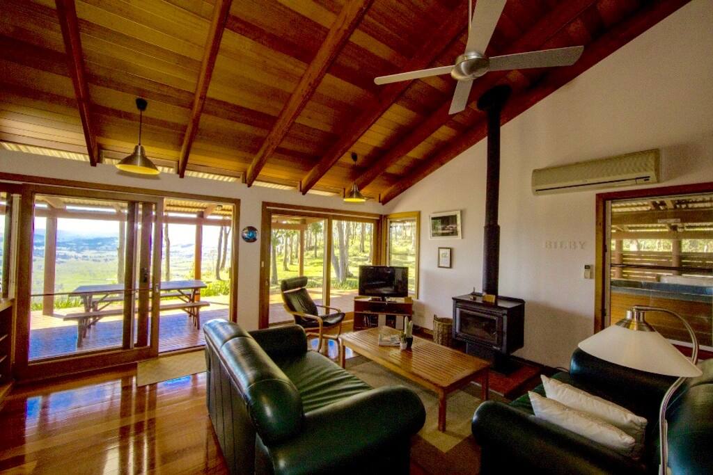 Lounge and fireplace