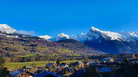 6-person chalet with mountain view - Morillon center