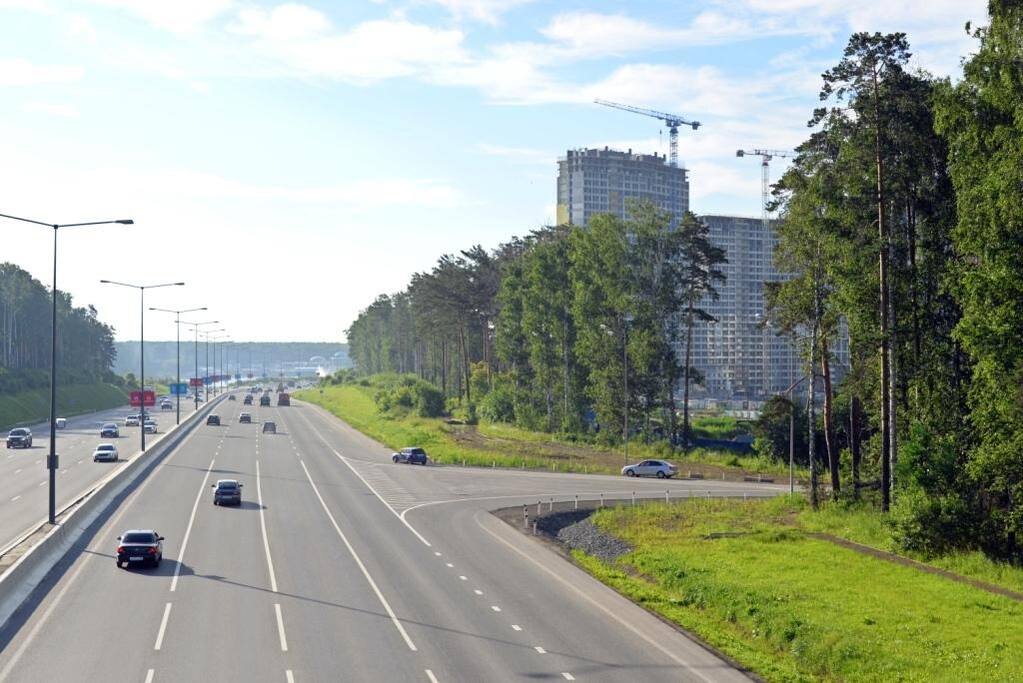 Заезд в микрорайон