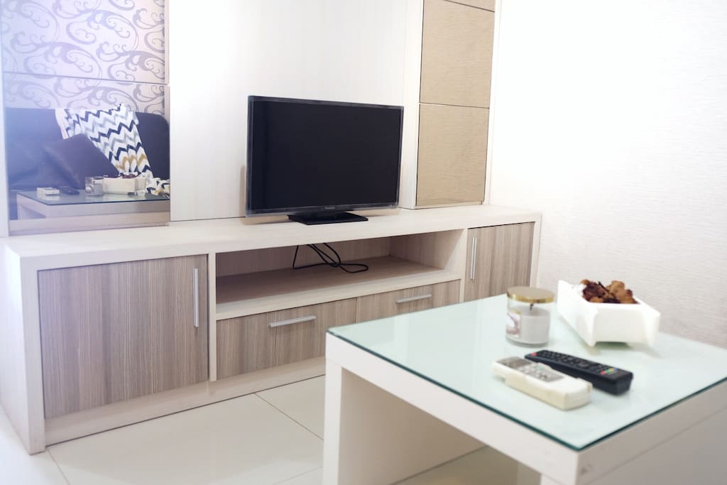 TV with local and international channel