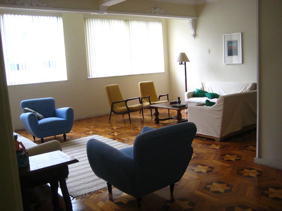 Living room for eventual use